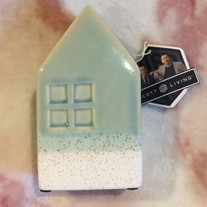 Ceramic Glazed Mint House Vase NWT by Scott Living